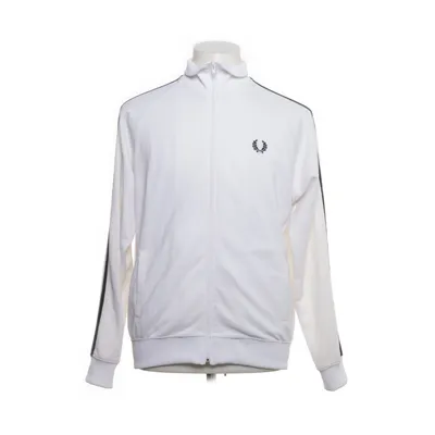 Träningsjacka (Vit, Blå) från Fred Perry Bomull, Polyester