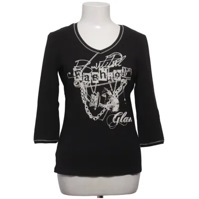Long sleeve T-shirt (Black) from Biba Elastane, Viscose