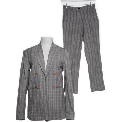 Pak (Grijs, Wit) van Mango Casual Katoen, Elastaan, Polyester