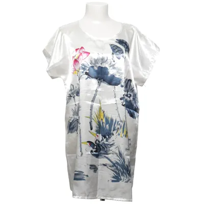 Tunique (Blanc, Multicolore) de Mengmeiyuan