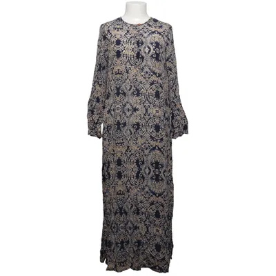 Kjole (Blå, Gul) fra Oneseason Viscose