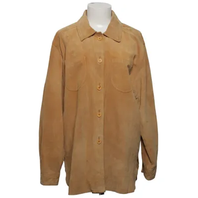 Overshirt (Bruin) van Avitano Leer, Polyester