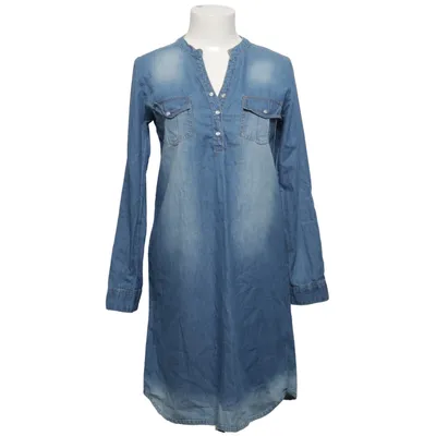 Denim jurk (Blauw) van Tissaia Katoen
