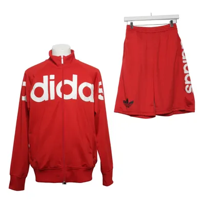 Sportssæt (Rød, Hvid) fra Adidas Originals Polyester