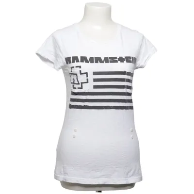 T-shirt (Wit, Zwart) van Rammstein Katoen