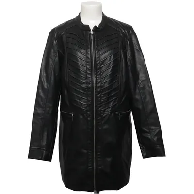 Jacket (Black) from Rick Cardona Polyester, Polyurethane, Viscose
