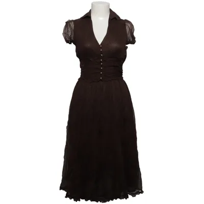 Robe (Marron) de Zara Basic Polyamide, Soie