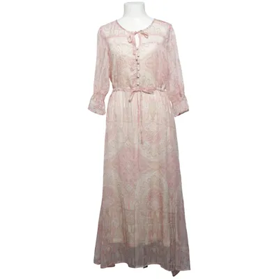Robe longue (Rose, Beige) de Cream Élasthane, Nylon, Polyester, Viscose