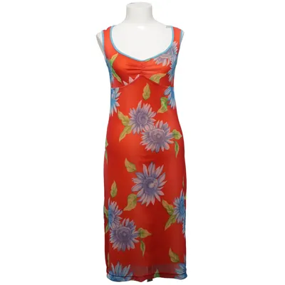 Jurk (Rood, Blauw, Meerkleurig) van Remember Katoen, Elastaan