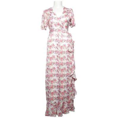 Omlottklänning (Vit, Rosa, Lila) från Love Lolita Bomull, Modal