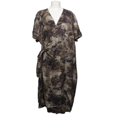 Wrap dress (Beige, Brown, Black) from Zizzi