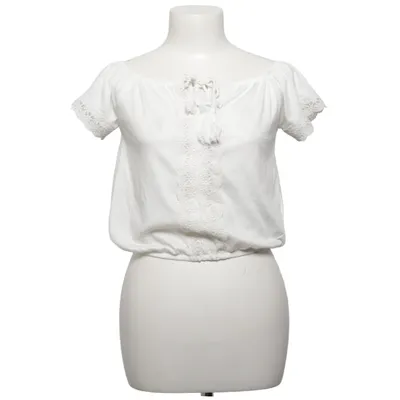 Dirndl blouse (White) from Amisu Elastane, Polyester