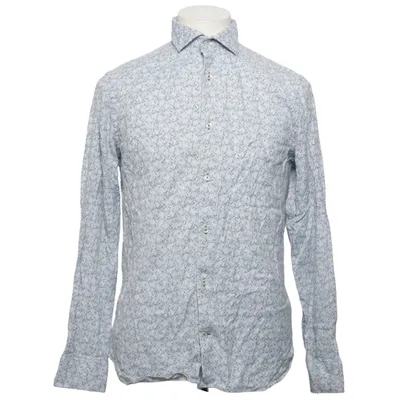 Shirt (Blauw, Wit, Groen) van Riley Katoen