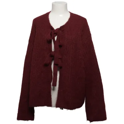 Cardigan (Rood) van Samsa Collection Acryl, Elastaan, Polyamide, Gerecycled polyester, Wol