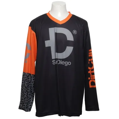 Maillot de sport (Noir, Orange, Multicolore) de DirtCult Polyester
