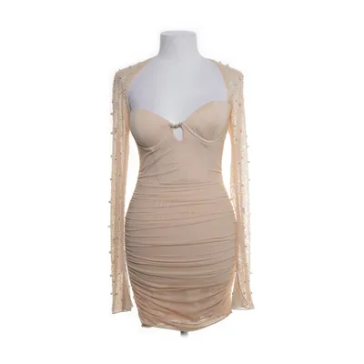 Cocktailjurk (Beige) van Oh Polly Elastaan, Polyester