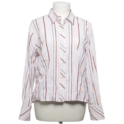 Shirt (Wit, Meerkleurig) van Fabiani Katoen, Elastaan, Polyamide