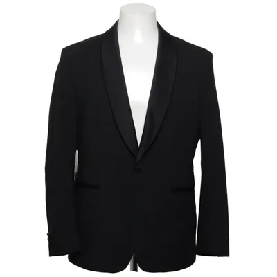 Tuxedo jacket (Black) from Royal Black Elastane, Polyester, Wool