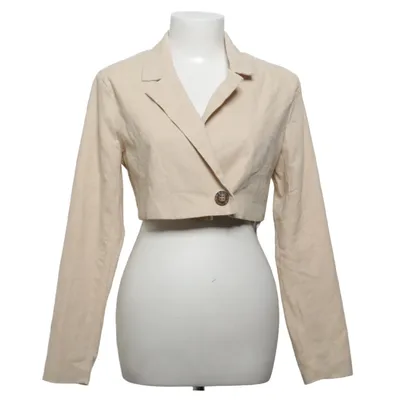 Kavaj (Beige) från Missguided Bomull, Linne, Polyester