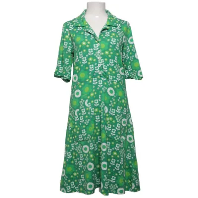 Dress (Green, White) from Cissi och Selma Elastane, Organic cotton