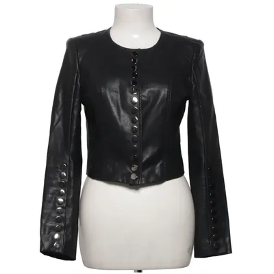 Veste (Noir) de Drôle de Copine Polyuréthane, Viscose