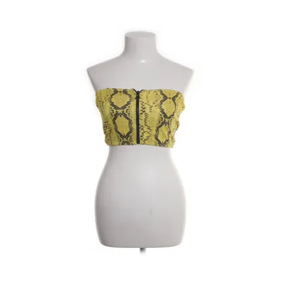 Tubtopp (Gul, Svart, Brun) från Topshop Elastan, Polyamid, Viskos