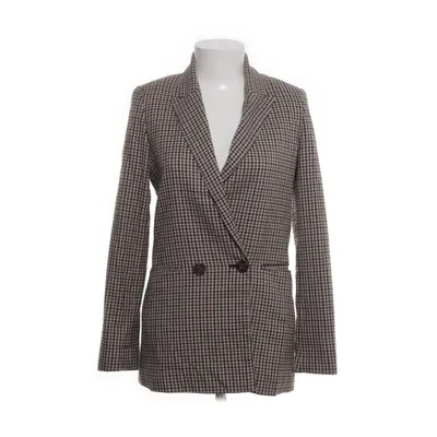 Blazer (Brun, Flerfarvet) fra Mango Casual Elastan, Polyester, Viscose