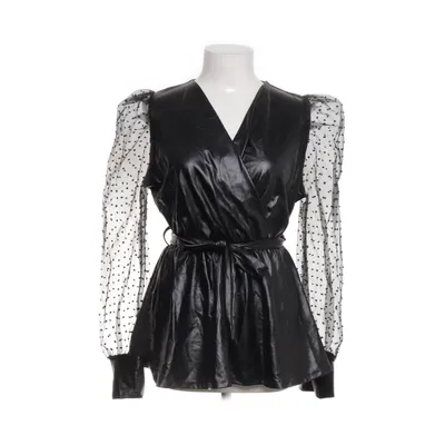 Wrap dress (Black) from Scamm Elastane, Polyester