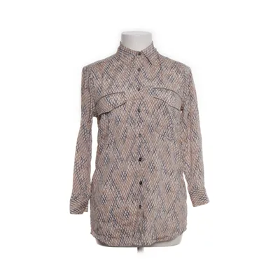 Skjorta (Vit, Beige, Blå) från Julie Fagerholt Elastan, Silke