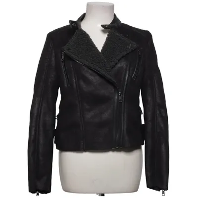 Shearling jacket (Black) from ONLY