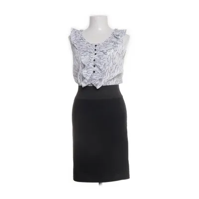 Dress (White, Black) from Chillytime Polyester