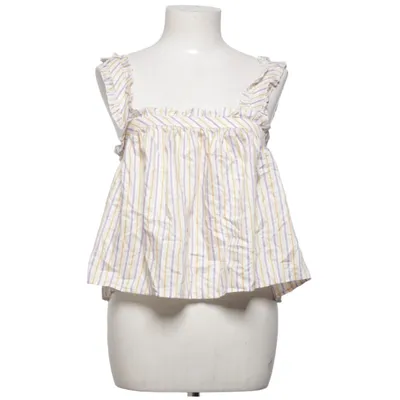 Haut (Blanc, Bleu, Jaune) de Sézane Coton, Viscose