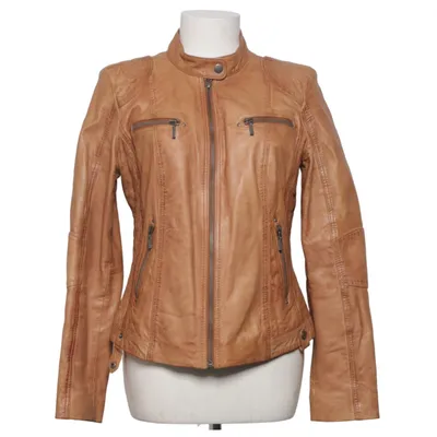 Läderjacka (Brun) från Helium Skinn, Polyester