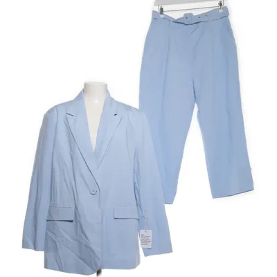 Suit (Blue) from ASOS Design Polyester, Viscose, Linen, Cotton