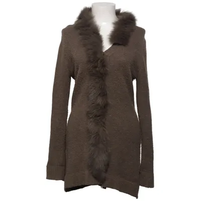 Cardigan (Gray) from Preziosa Acrylic, Polyamide, Wool