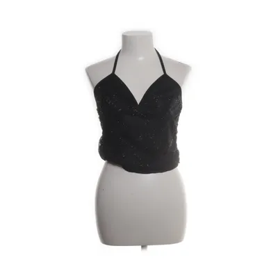 Crop top (Zwart) van Romwe Polyester
