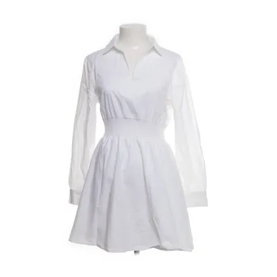 Skjortekjole (Hvid) fra Missguided Bomuld, Polyester