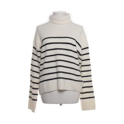 Turtleneck (White, Multicolored) from H&M Polyester, Acrylic, Wool, Elastane