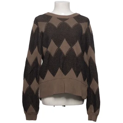 Sweater (Brun, Sort) fra Object Økologisk bomuld