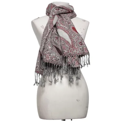 Scarf (Red, Black, White) from Pashmina Cashmere