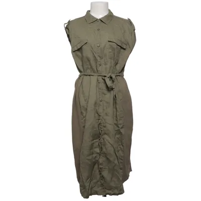 Shirt dress (Green) from Oui Cotton, Linen