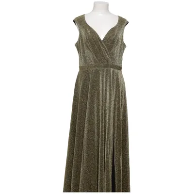 Aftonklänning (Guldfärgad) från Goddiva Polyester