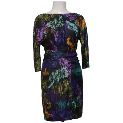 Dress (Black, Multicolored) from Milly Polyester, Silk