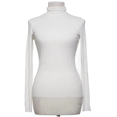 Turtleneck (Hvid) fra Pologarage Elastan, Viscose