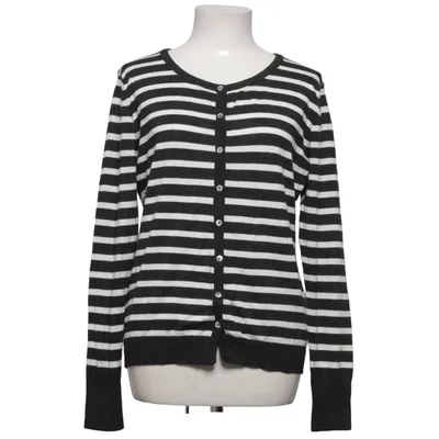 Cardigan (Noir, Blanc) de Basic U Polyamide, Viscose