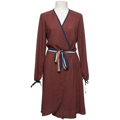 Omlottklänning (Blå, Orange) från Stig P Polyester