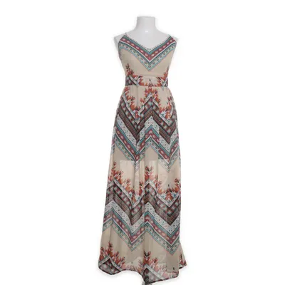 Maxi dress (Beige, Multicolored) from Rut & Circle Polyester