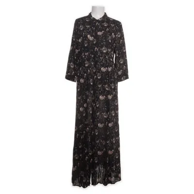 Shirt dress (Black, Multicolored) from Zara Woman Premium Collection Viscose