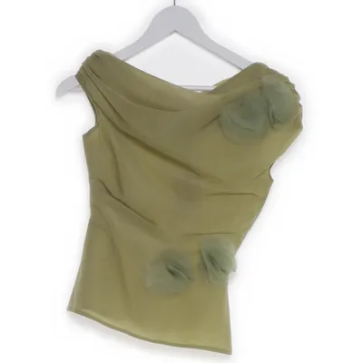 Top (Green) from Zara Elastane, Polyester