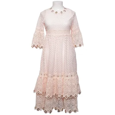 Kjole (Pink) fra Maje Elastan, Polyester